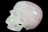 Polished Brazilian Rose Quartz Crystal Skull #116695-4